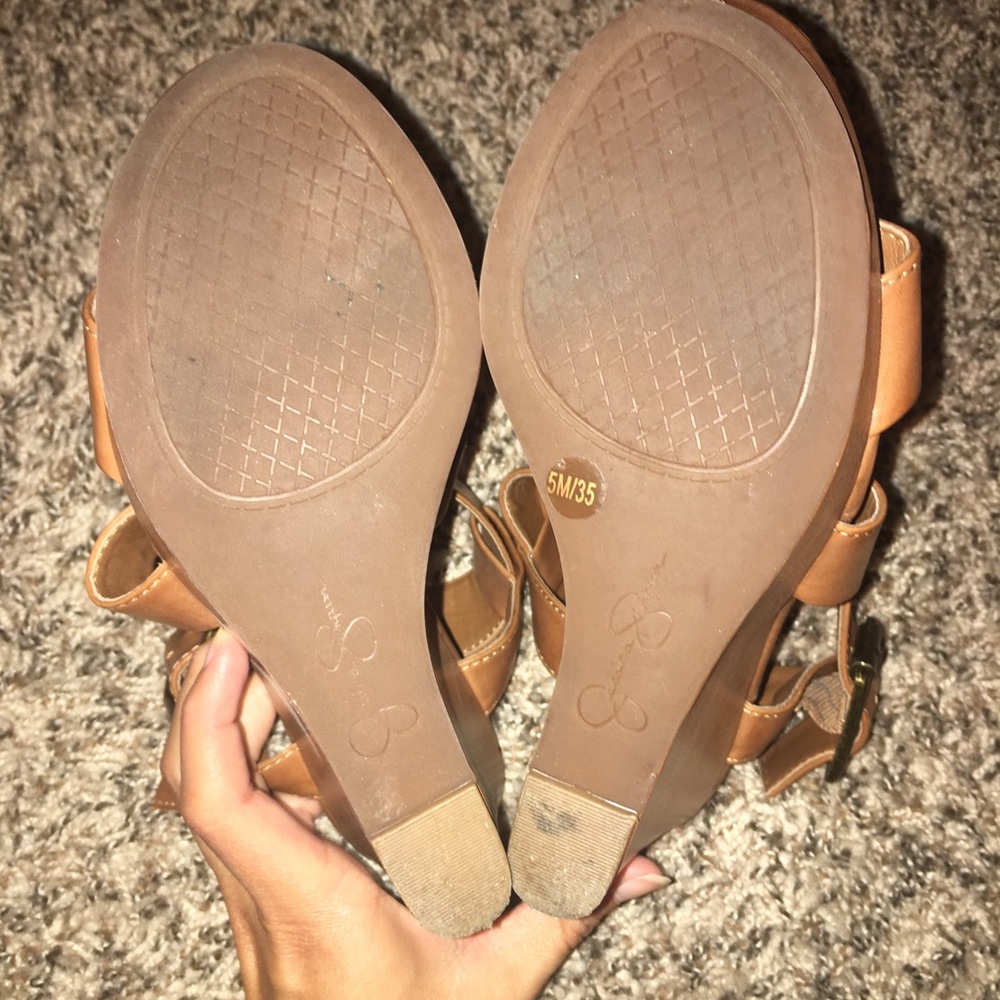 Jessica Simpson brown wedges - Picture 4 of 4